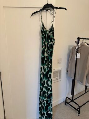 Rat & Boa | Dresses | Rat And Boa Leopard Assymetrical Ruffle Amazonie Maxi  Dress Sz Xs Nwt | Poshmark
